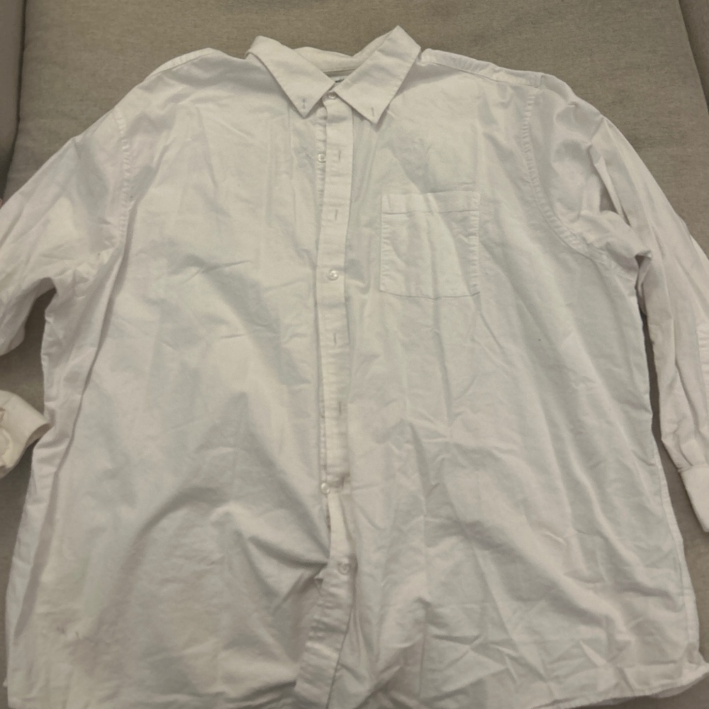 White 3XL Button up shirt